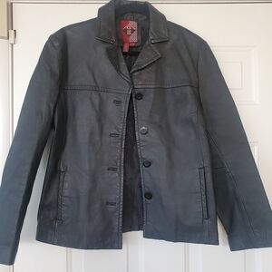 Vintage Leather Jacket/Blazer Size M